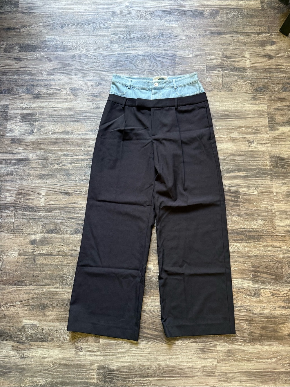 Dion Lee Layered Jeans & Dress Pants Trousers